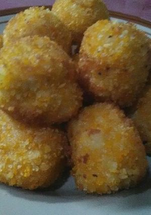 Foto resep Naget tahu isi sosis(tanpa telur)