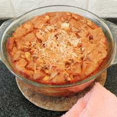รูปของ Puding Roti Pisang Keju (panggang)
