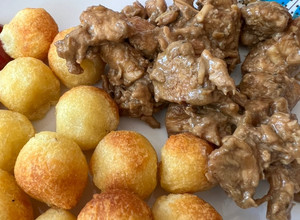 Una foto de Pechuga de pollo a la mostaza