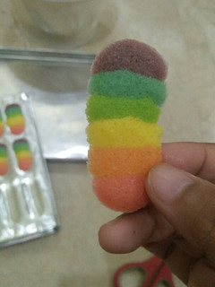 Foto resep Lidah kucing rainbow