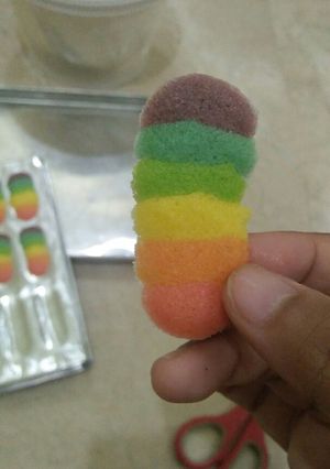 Foto resep Lidah kucing rainbow