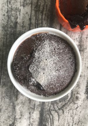 Hình của món Lava cake.