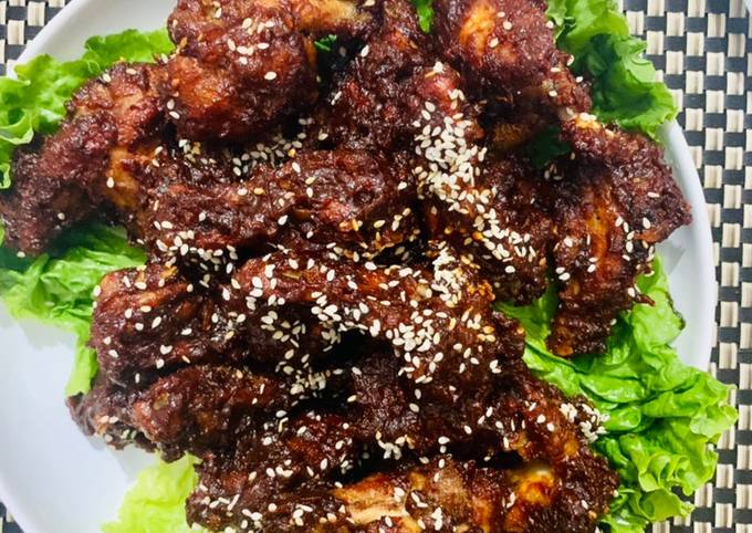 Korean wings 🇰🇷 Recipe