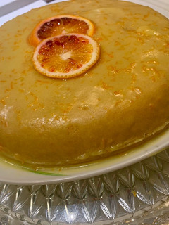 A picture of Orange Cake 🍊 (no eggs).