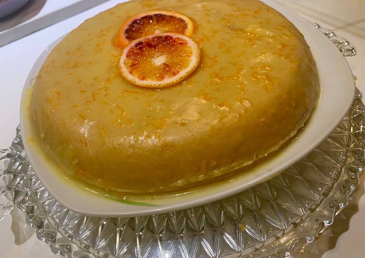Recipe of Speedy Orange Cake 🍊 (no eggs)