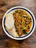 Pollo con verduras