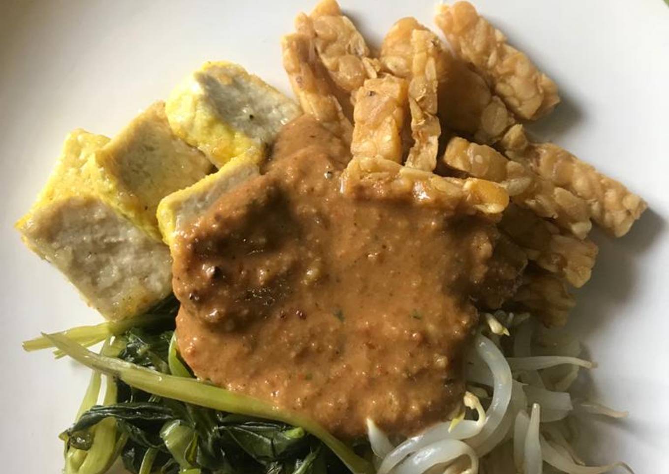 Pecel Sayur Sederhana (bisa untuk diet)