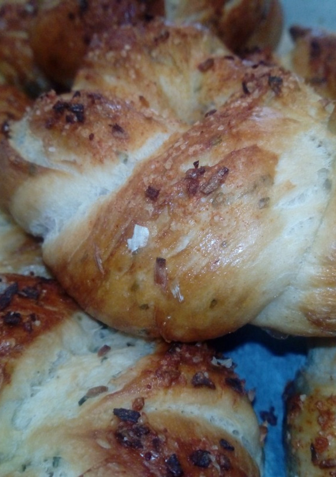 Una foto de Pretzels de cebolla