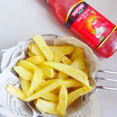 Homemade French Fries A picture of Homemade French Fries.