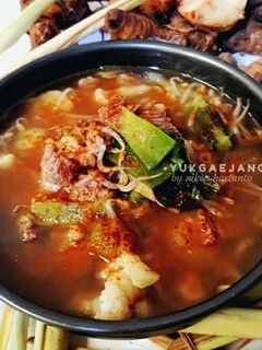 Foto resep Yukgaejang / sup daging ala korea