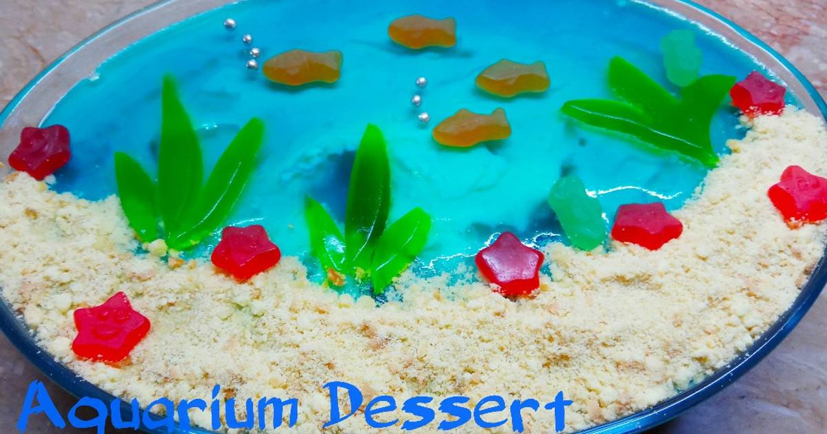 Aquarium Dessert Recipe by Ainy Cookpad