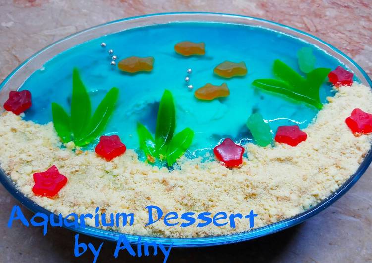 Steps to Make Homemade Aquarium Dessert