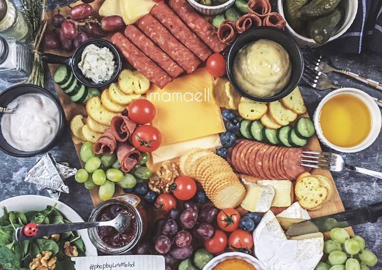 Antipasto Board (meat & cheese platter) #phoPbyLiniMohd