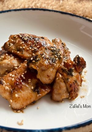 Foto resep ❤️ Ayam Saus Wijen Cilantro Panggang Teflon