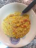 Avena con vegetales