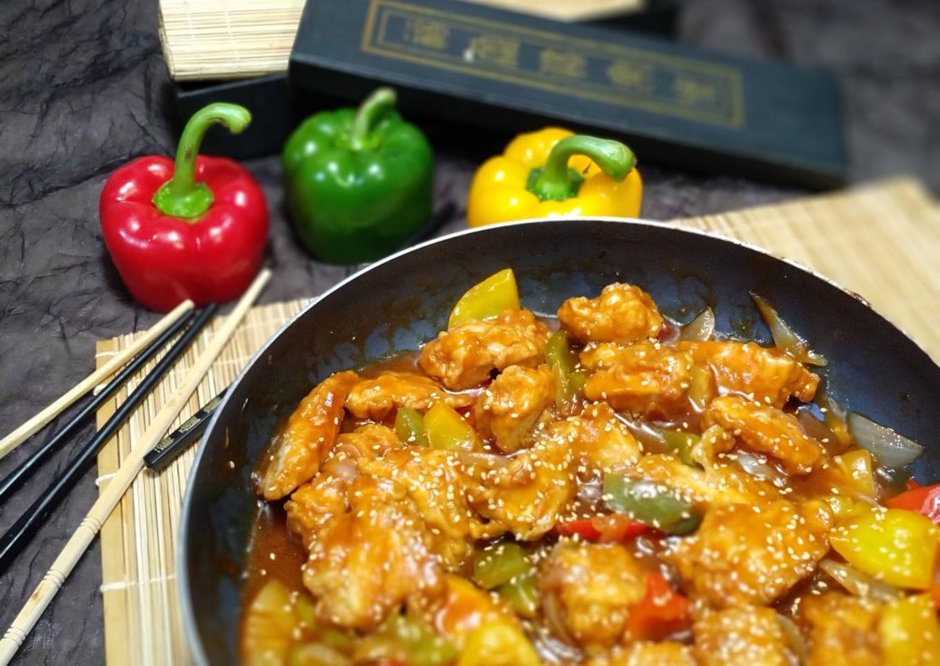 Pollo agridulce: receta china