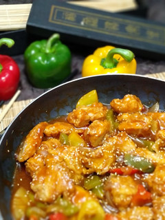 Una foto de Pollo agridulce: receta china