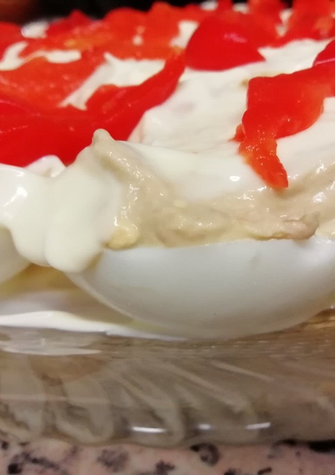 Una foto de Huevos rellenos 🥚
