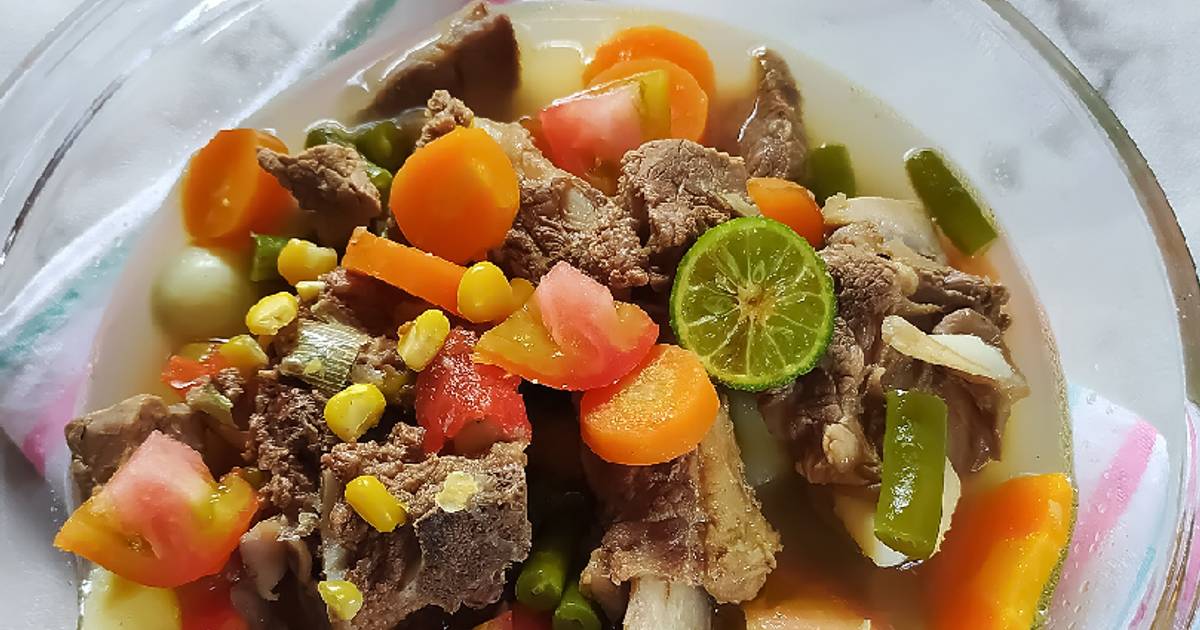 Resep Sop Tulangan Sapi Simpel oleh Saomi Mayhai Cookpad