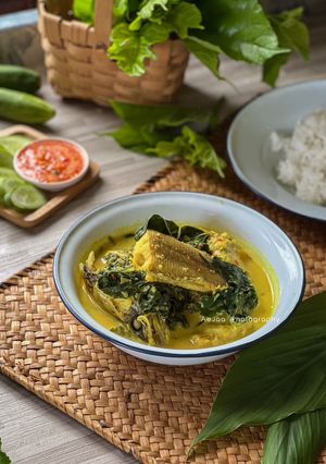 Gambar Ikan Haruan Pucuk Mulberi Masak Lemak Cili Api