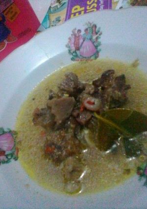 Foto resep Becek (khas tuban) #festivalresepAsia #indonesia #dagingkambing