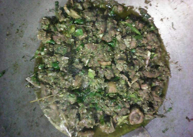 Bebek pedas lombok hijau