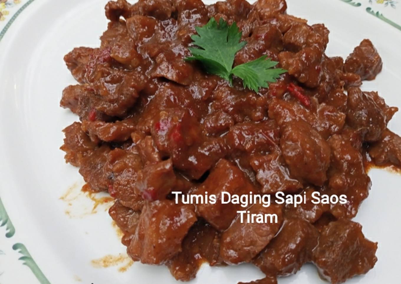 Tumis Daging Sapi saos tiram