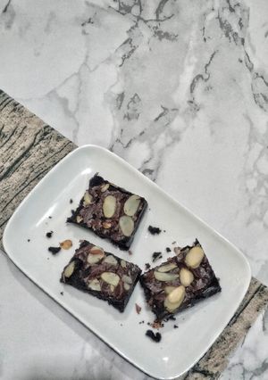Foto resep Brownies Panggang Almond