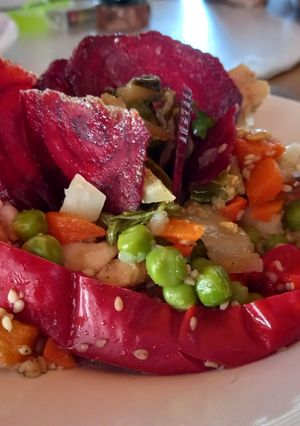 Una foto de Ensalada mixta (tibia y fría)