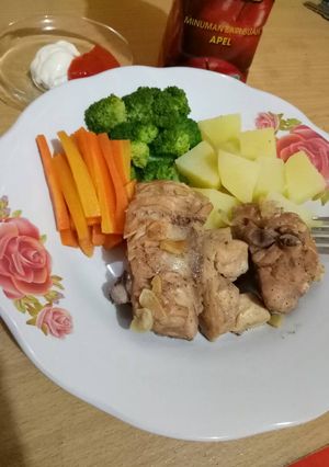 Foto resep Ayam kukus enak sederhana