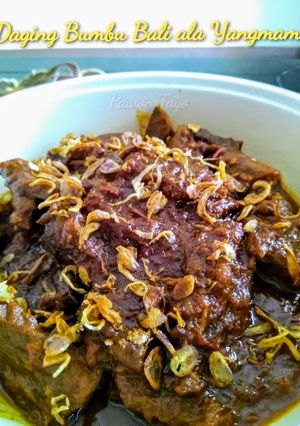 Foto resep Daging Bumbu Bali ala Yangmam