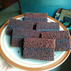A picture of Brownies kukus ala 'amanda'.