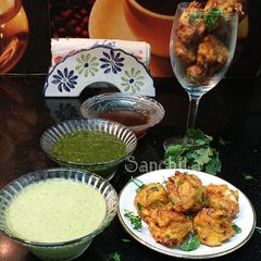 A picture of Jackfruit Fritters /Kathal ke pakode.