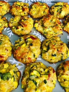 A picture of Zucchini Bacon Bites.