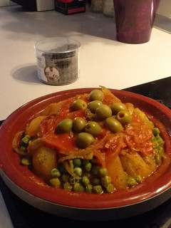 Una foto de Tajine de verduras