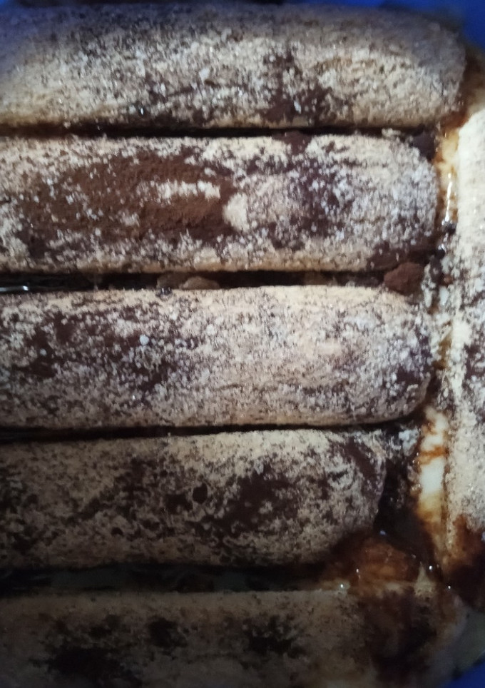 Una foto de Postre de vainillas y crema de dulce de leche