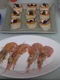Gambones y volovanes