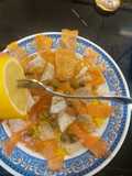 Carpaccio de Bacalao y Salmón ahumado by Fran Mateo