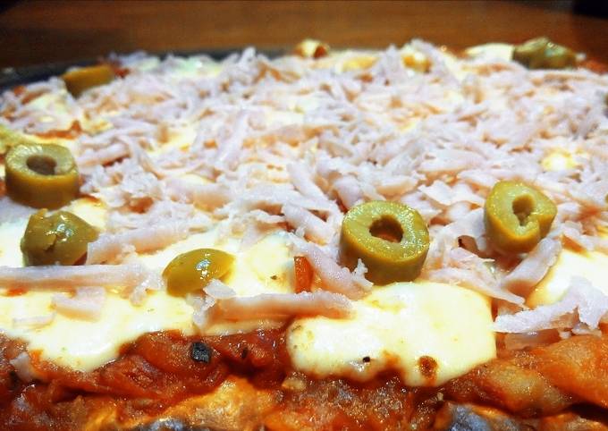 Pizza sin harina ? !!! Para comer sin culpas Receta de Sheila  D'Alessandro- Cookpad