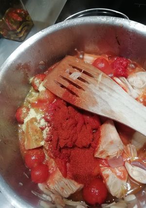 A picture of Vegan Jackfruit Speedy Stew (vegan and gluten free).