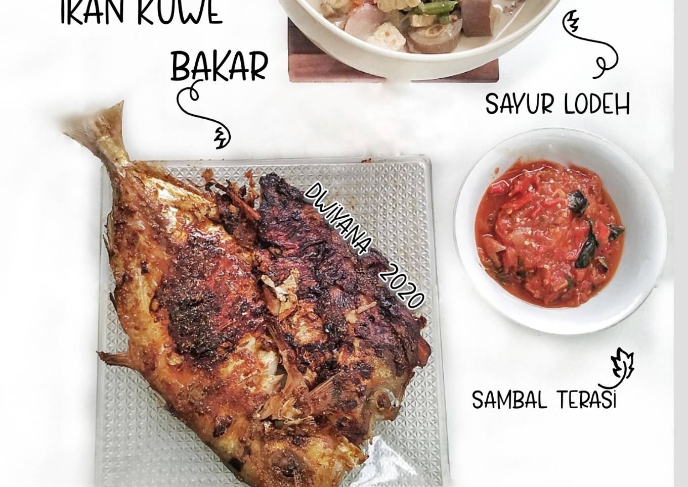 Ikan Kuwe Bakar Bumbu Sederhana
