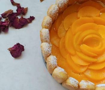 Fresh, Serving Recipe Peach cake Most Delicious