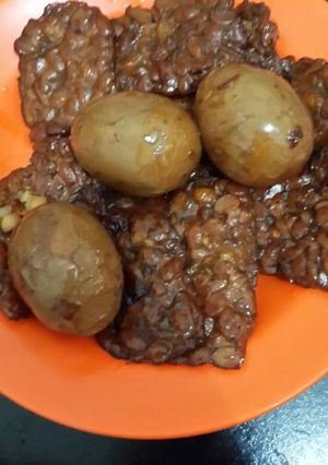 Foto resep Tempe dan telur bacem
