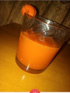 A picture of Fresh Carrot Juice.