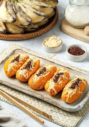 Foto resep Sandwich pisang keju crispy