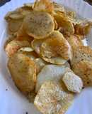 Aερόψητες πατάτες chips φούρνου "σαν τηγανητές"