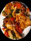 Baked Chicken and Vegetables Tray