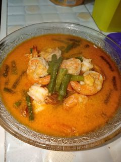 Foto resep Gulai udang kacang panjang