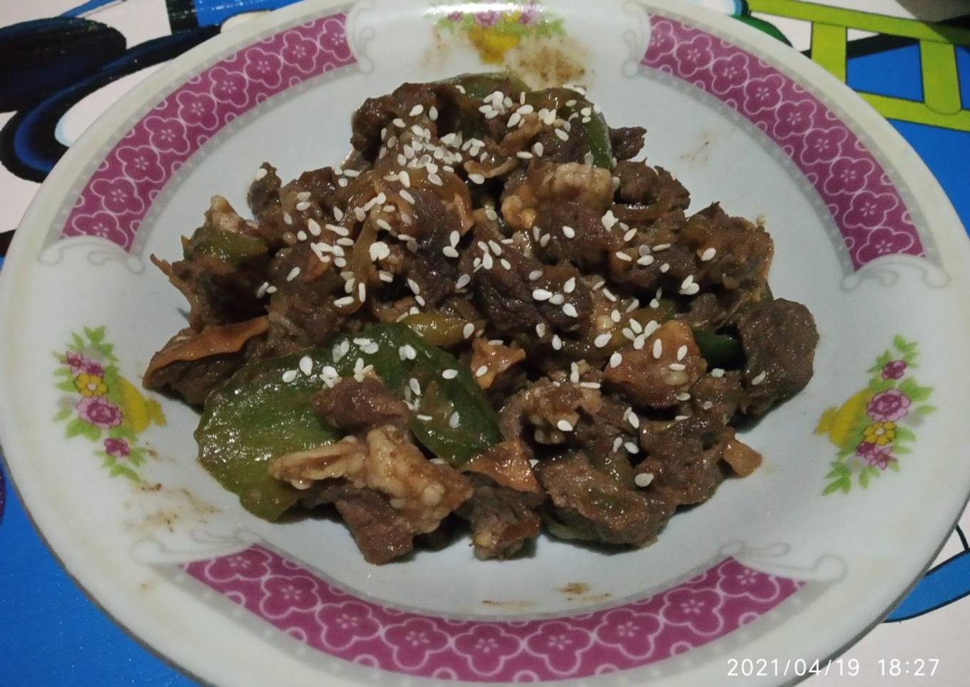 Beef Teriyaki mudah