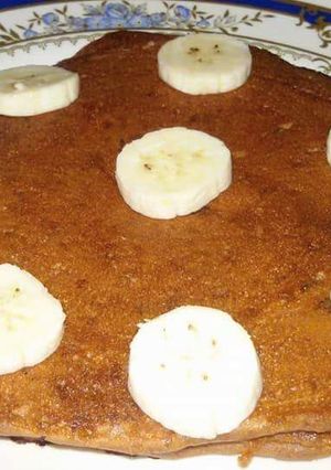 A picture of Choco Banana Pancakes.